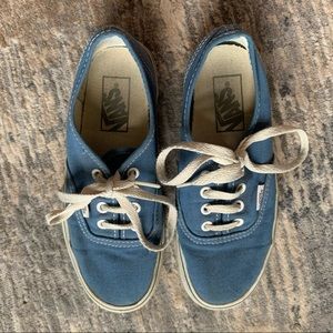 Blue Authentic Vans | Women’s US 5
